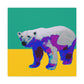 Polar Bear Pop Art - Canvas