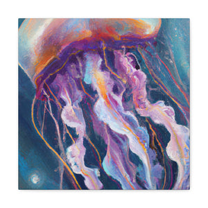 "Jellyfish in Art Deco" - Canvas