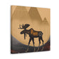 Moose on the Move - Canvas