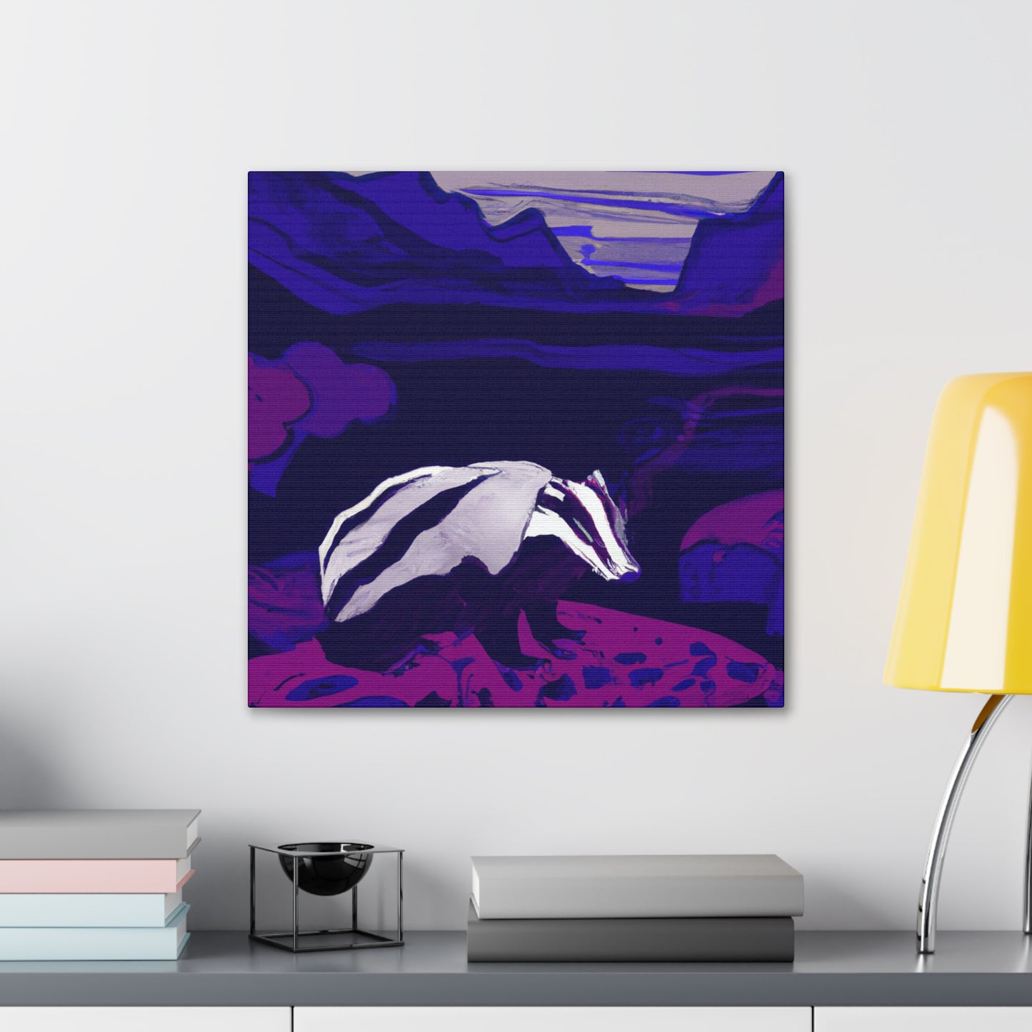 Badger's Magical Journey - Canvas