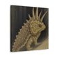 Horned Lizard Graffiti - Canvas