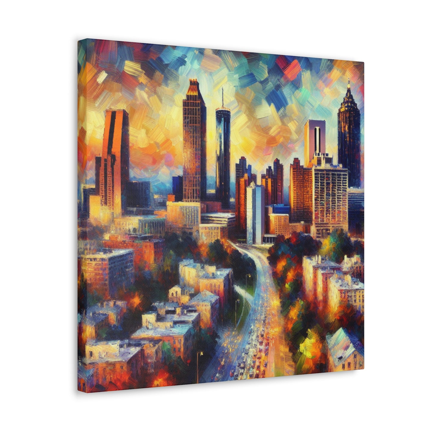 Peachtree City Twilight - Canvas