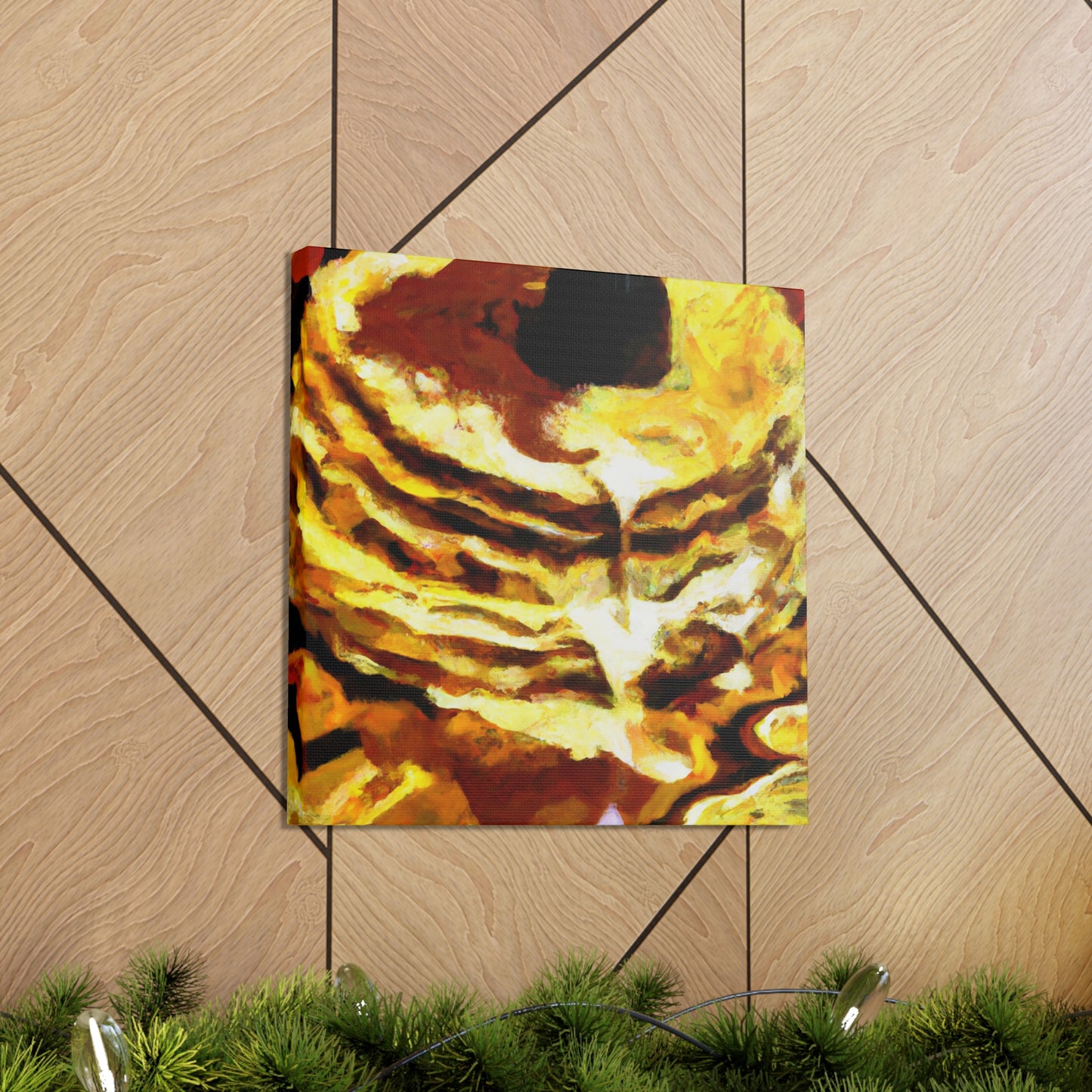 Pancakes in Abstraction - Canvas