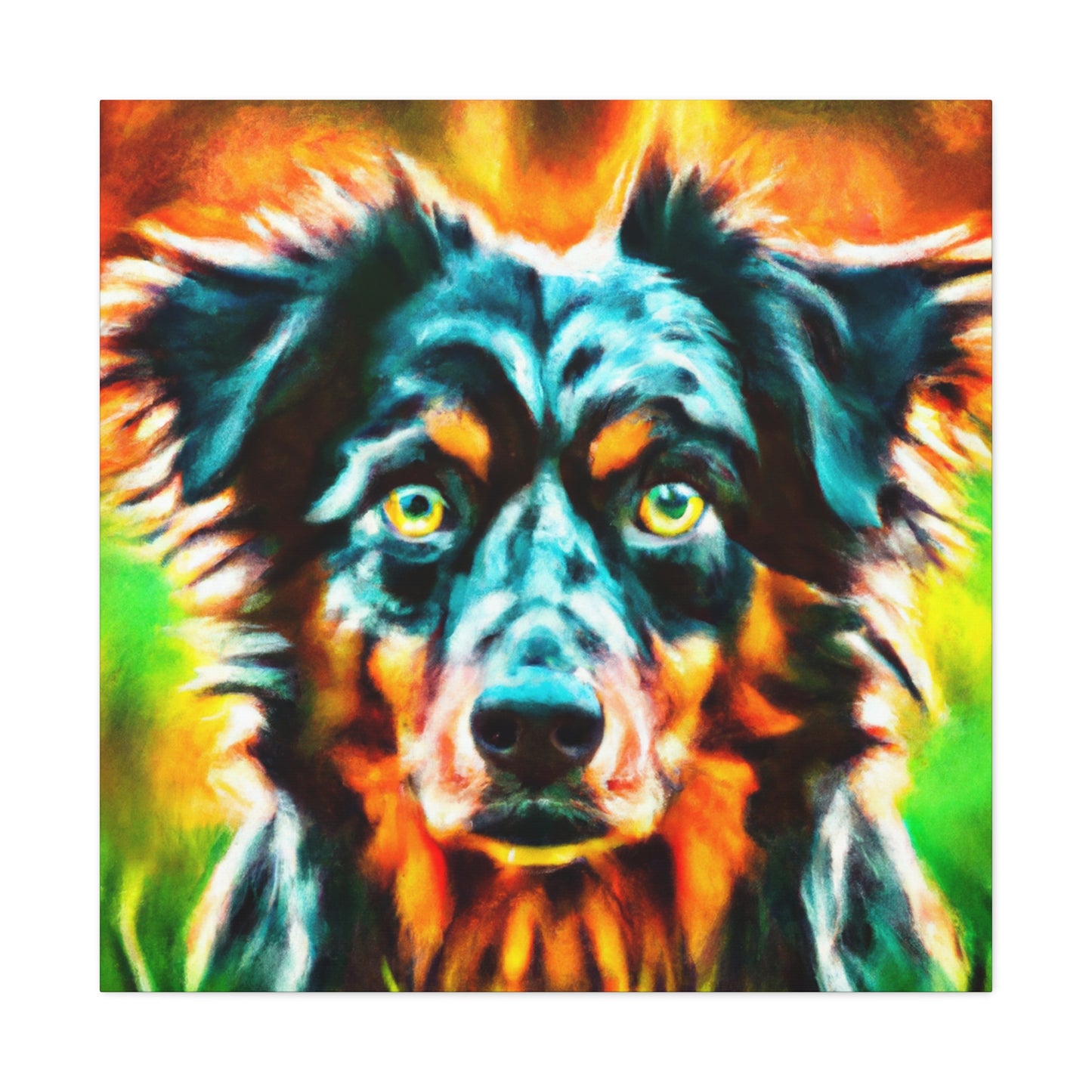 Glamorous Aussie Shepherd - Canvas