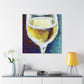 "Wine Glass Enraptured". - Canvas