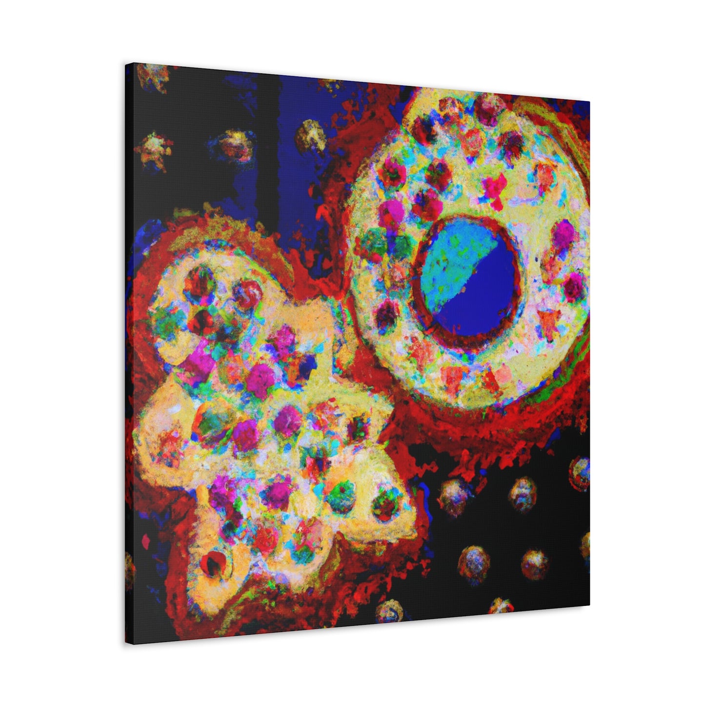 Cookies in Pointillism - Canvas