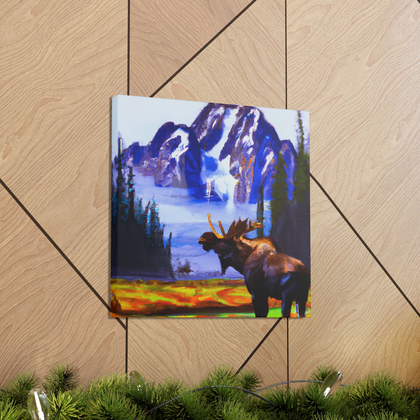 Moose at Sunrise - Canvas