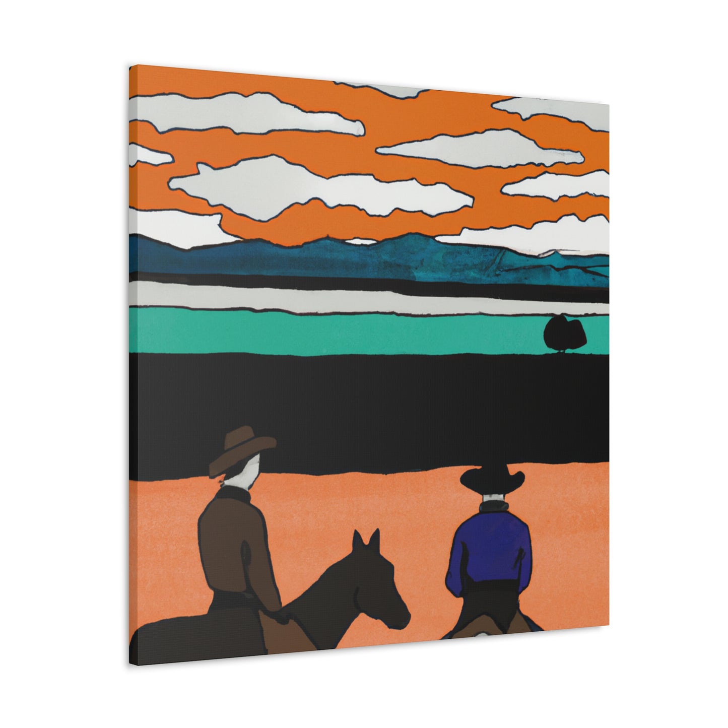 "Westward Western Wonder" - Canvas