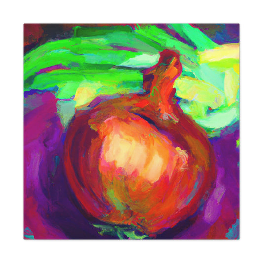 "Onion in Impressionism" - Canvas