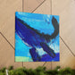 "Whale in Expressionism" - Canvas