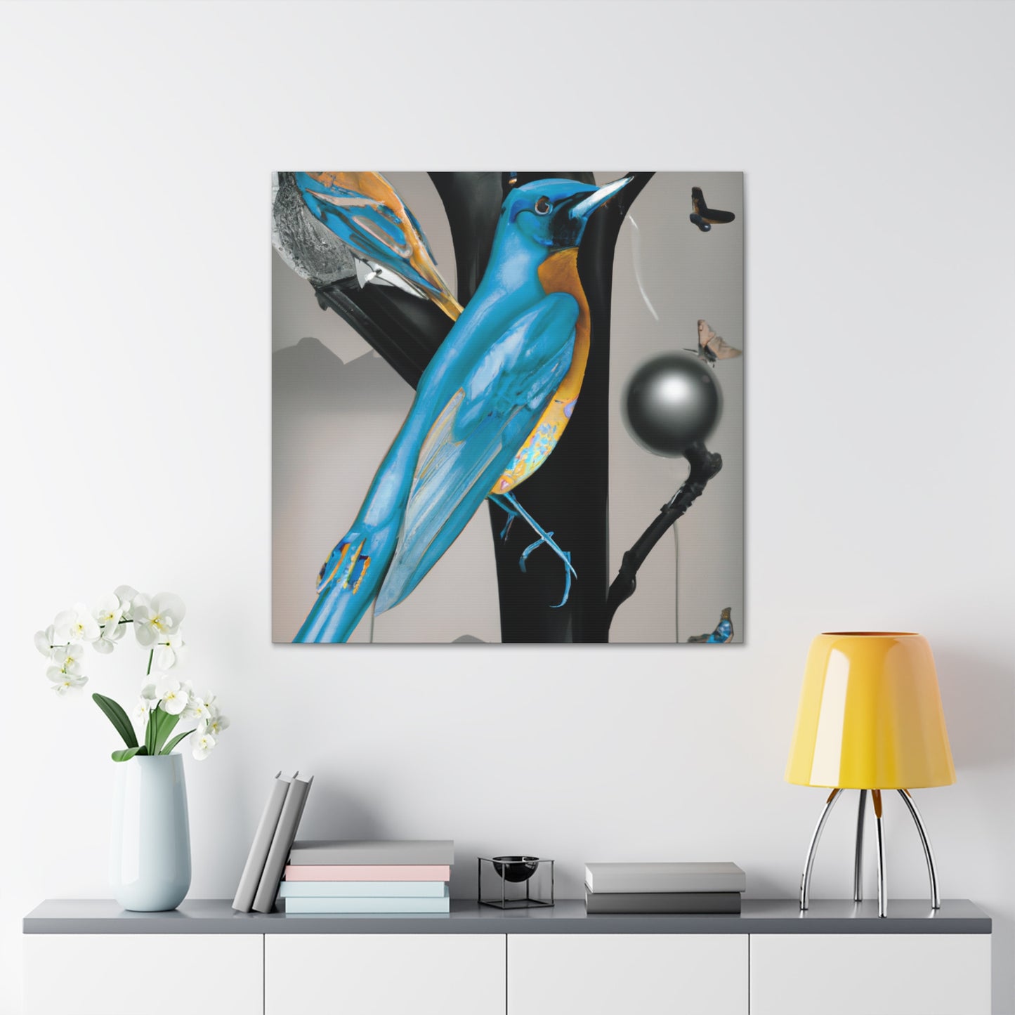 "Bluebird of Surrealism" - Canvas