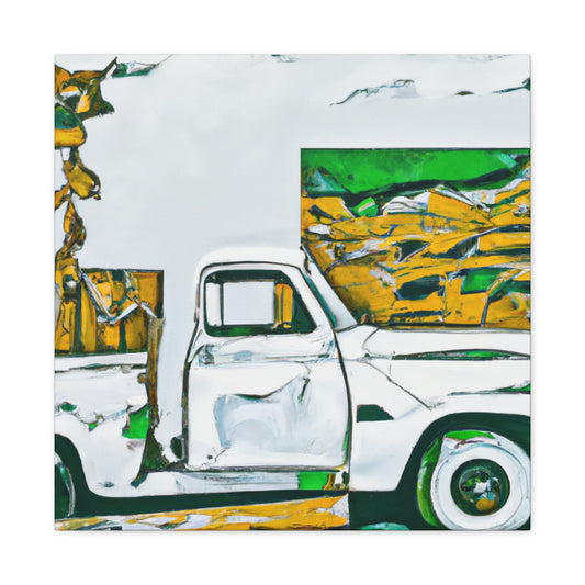 "Aging Pickup Solitude" - Canvas