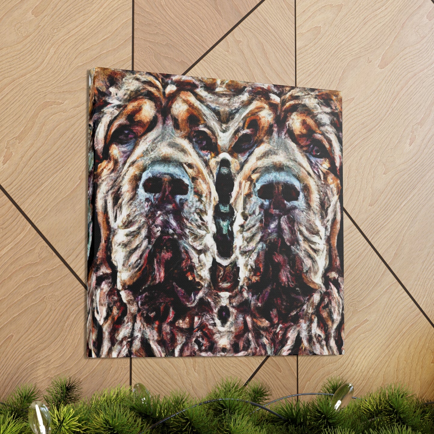 "Tibetan Mastiff Impression" - Canvas