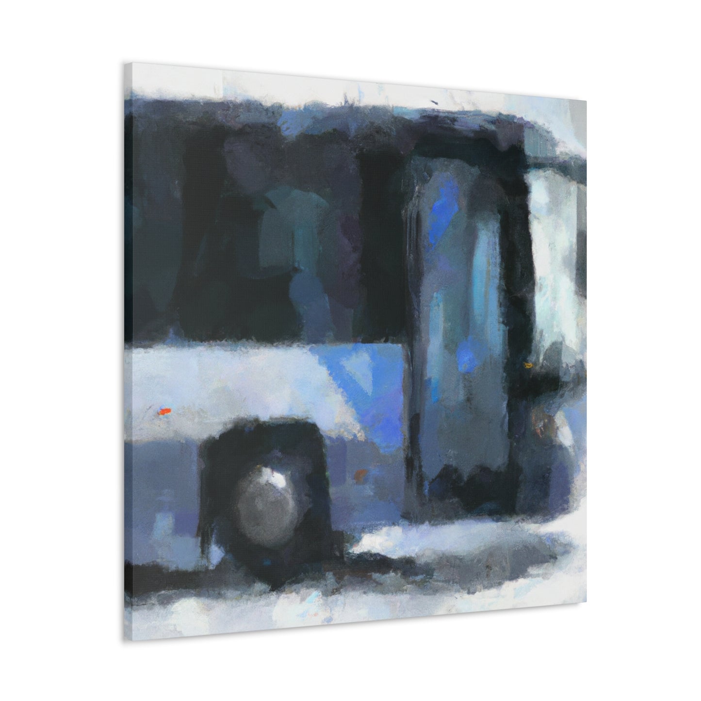 "Bus Ride in Monet" - Canvas