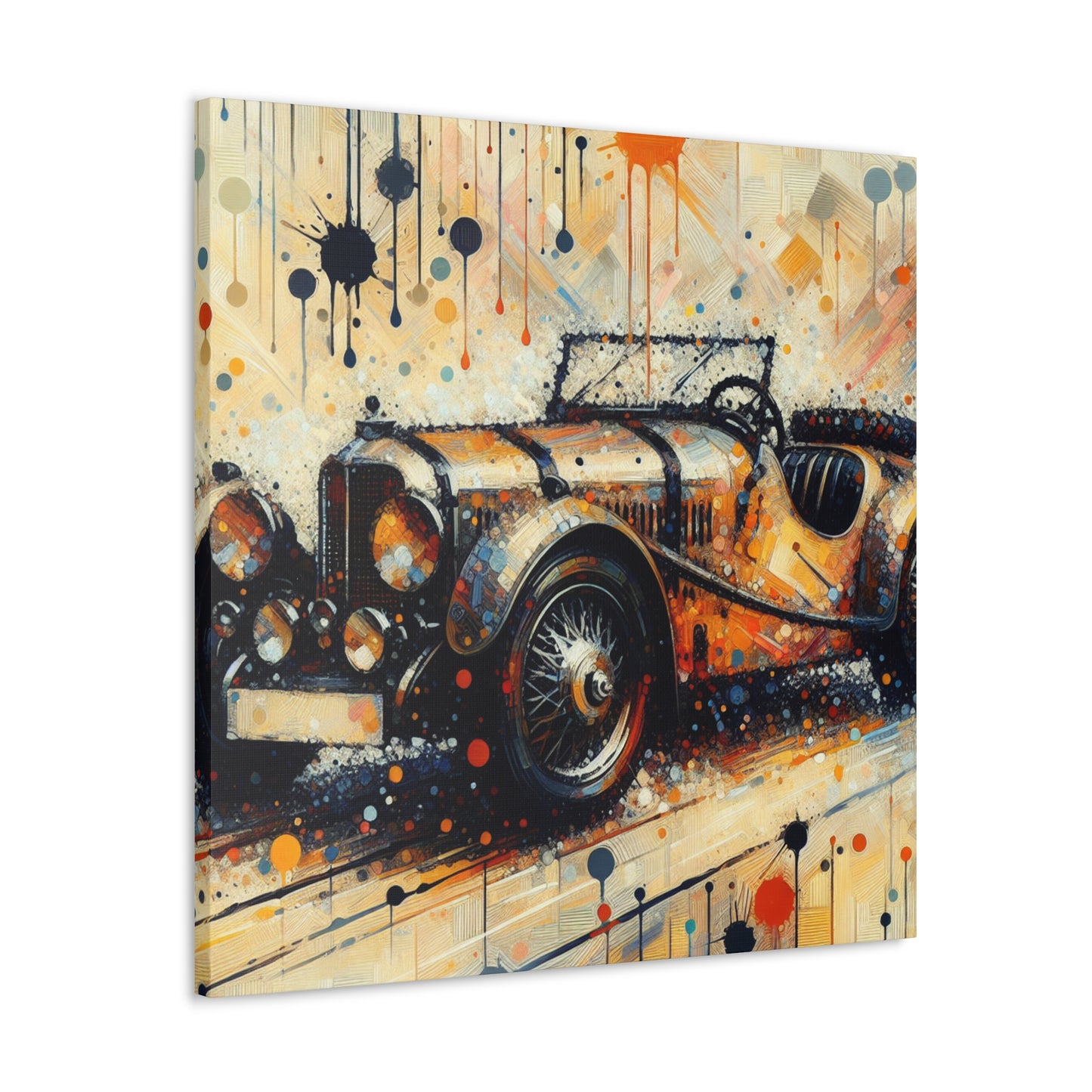 Racing Through Time - Canvas