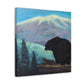 "The Black Bear Monolith" - Canvas