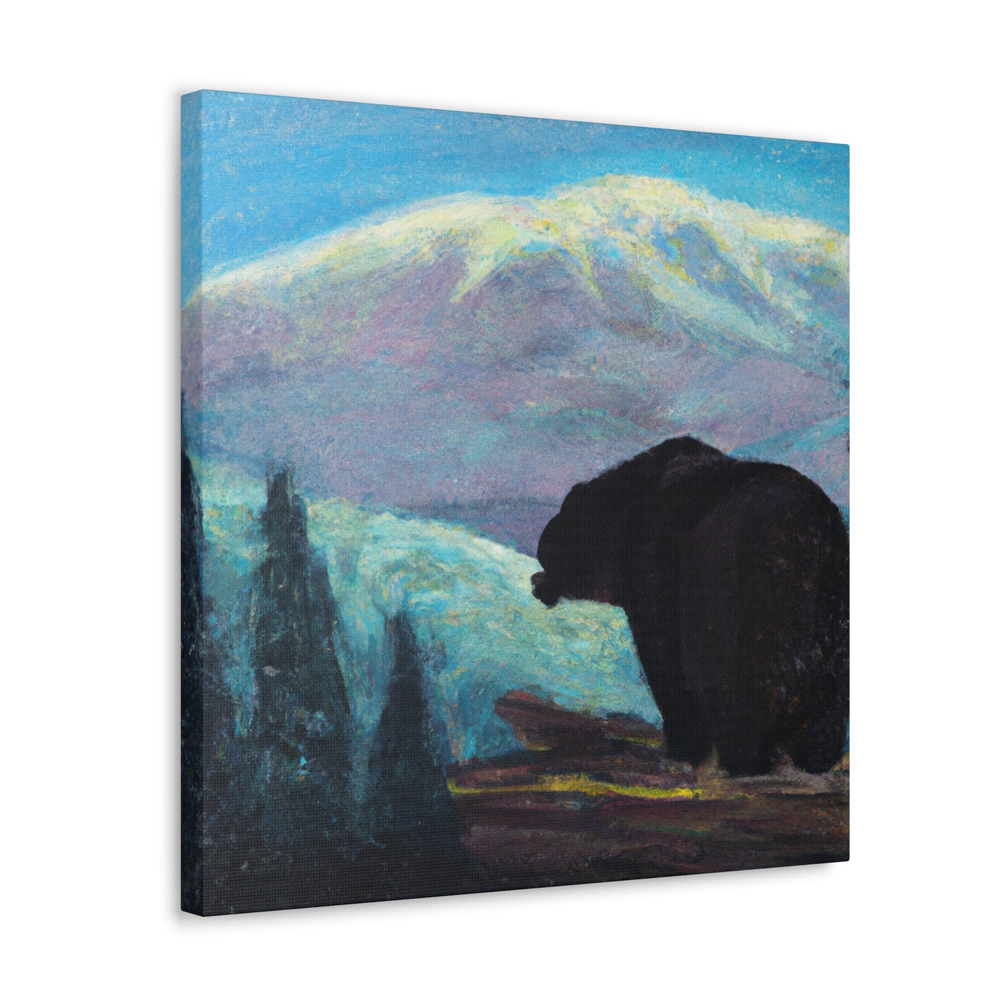 "The Black Bear Monolith" - Canvas