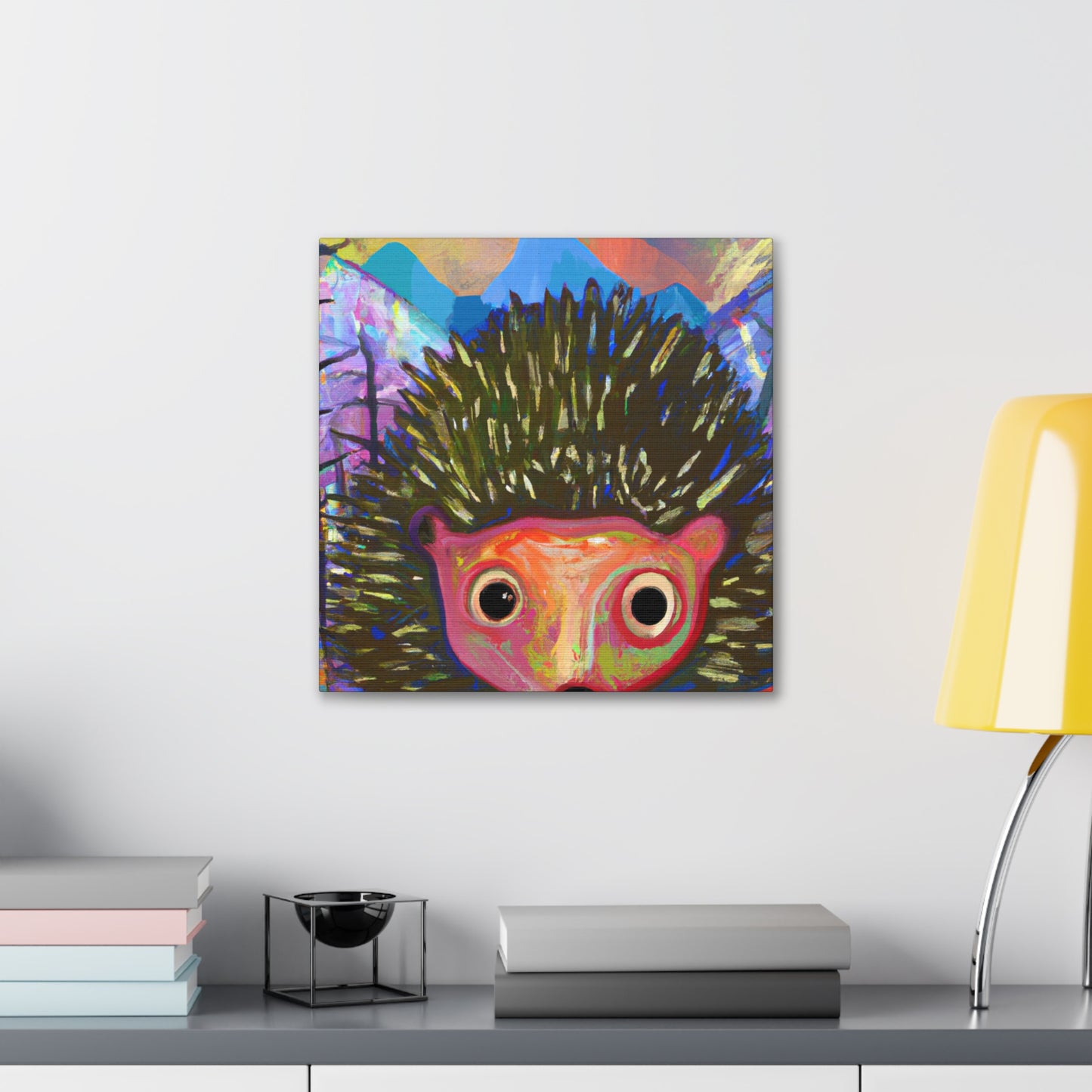 "Hedgehog in Abstraction" - Canvas