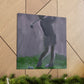 Golfers in Impressionism - Canvas