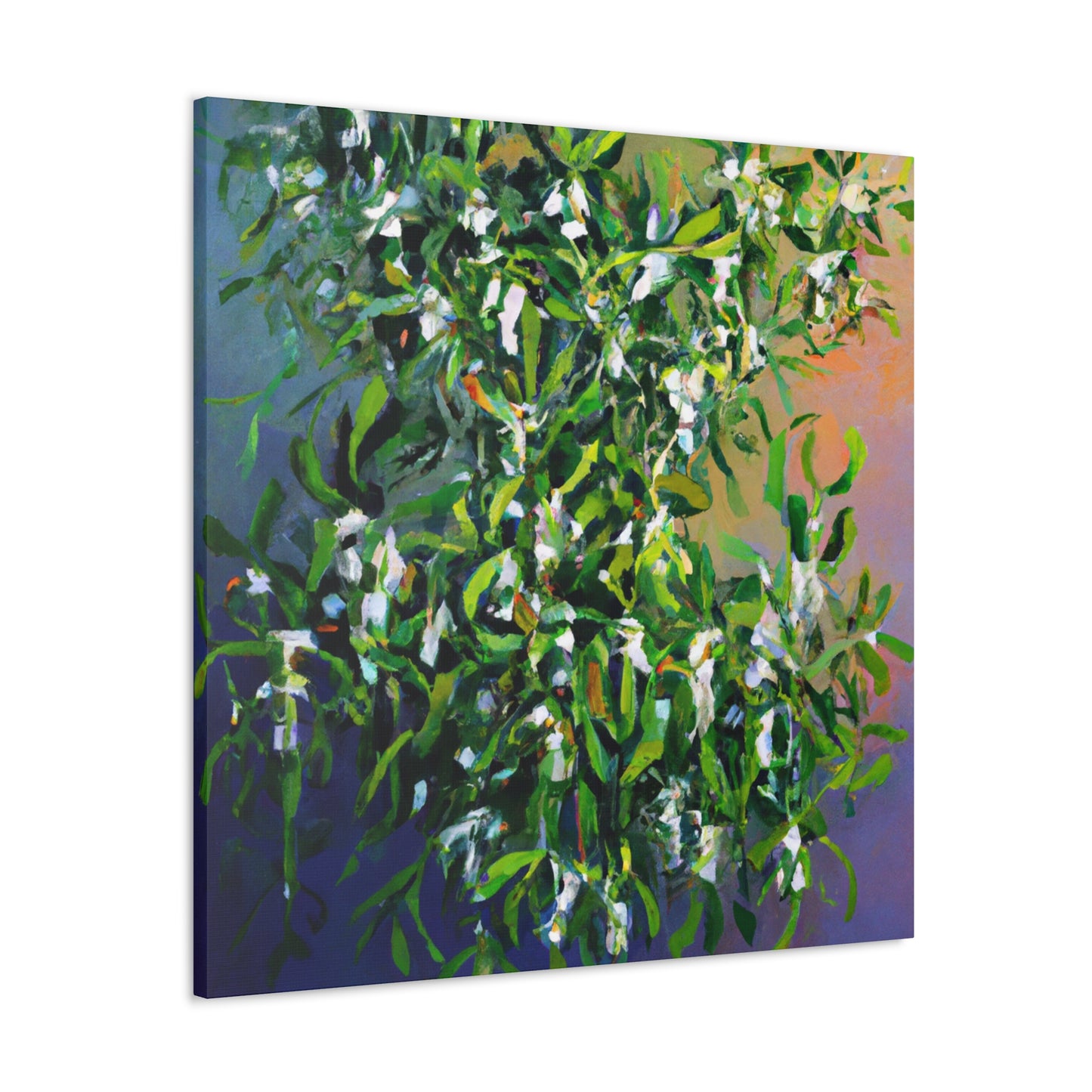 Mistletoe in Moonlight - Canvas