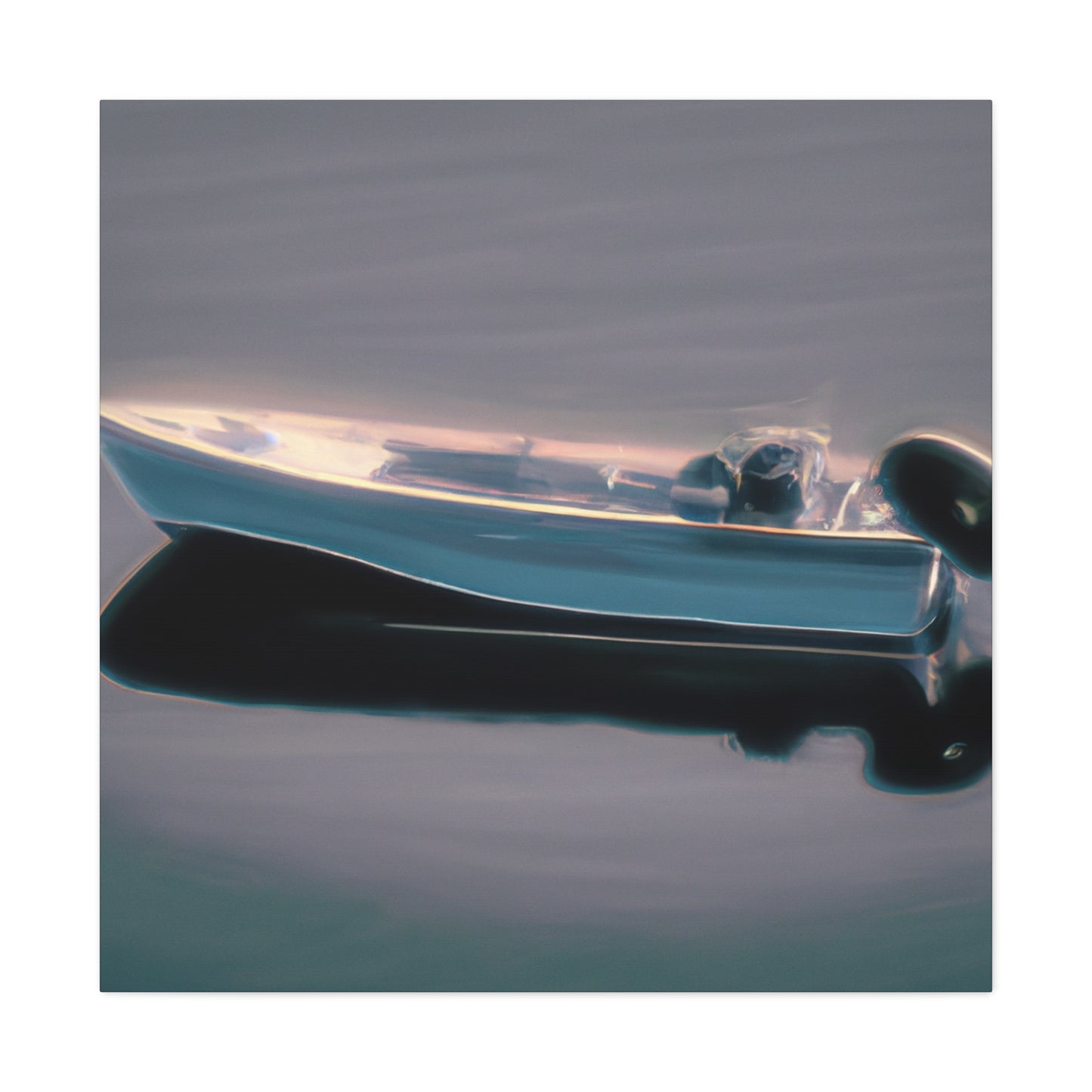 Fishing Boat Mirage Dream - Canvas