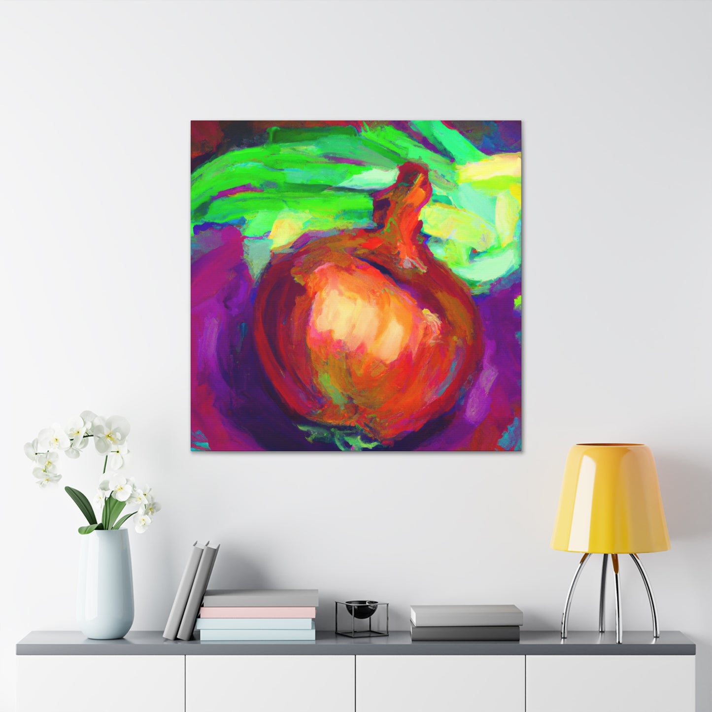 "Onion in Impressionism" - Canvas