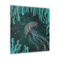 Jellyfish Art Deco - Canvas