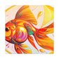 "Golden Fish Splendor" - Canvas