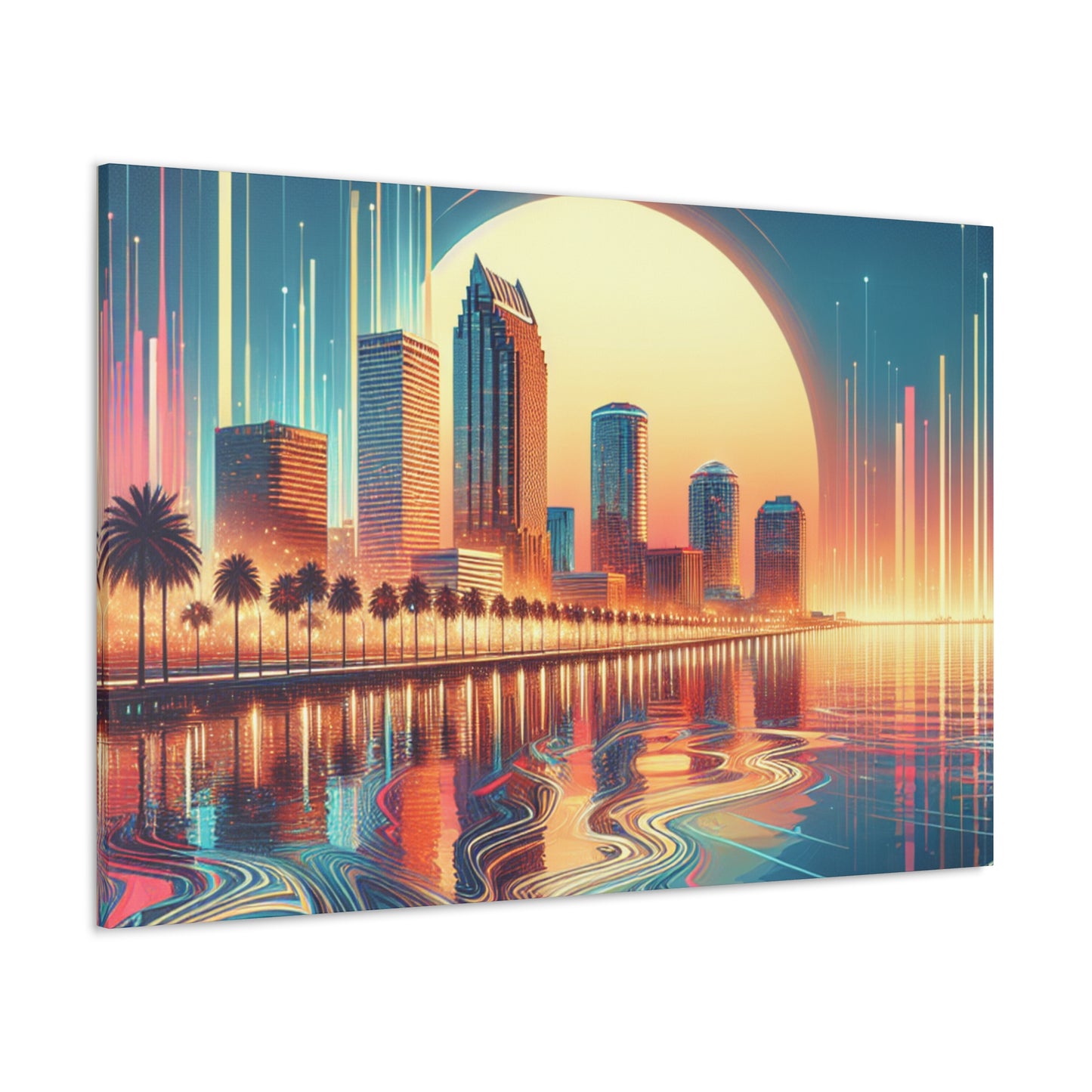 "Transcending Tampa's Essence" - Canvas