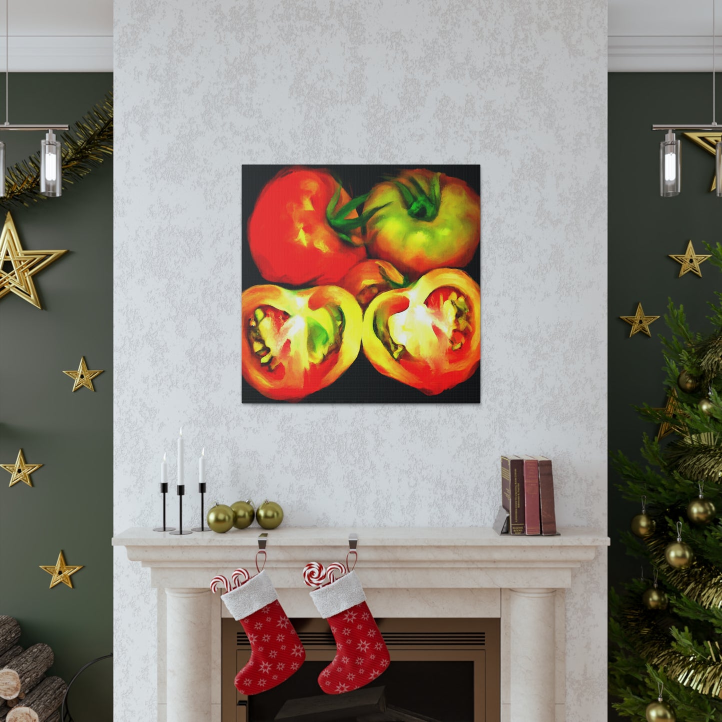 Tomato Temptation Unleashed - Canvas