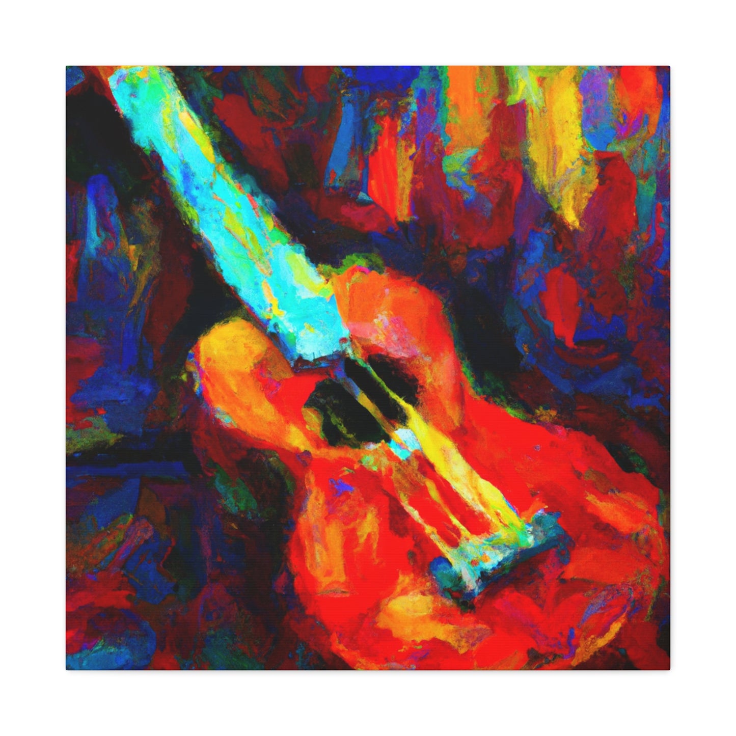 "Ukelele at Sunrise" - Canvas