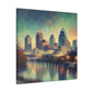 "Vibrant Serenity of San Antonio" - Canvas