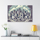 "Urban Symphony, Serene Simplicity" - Canvas