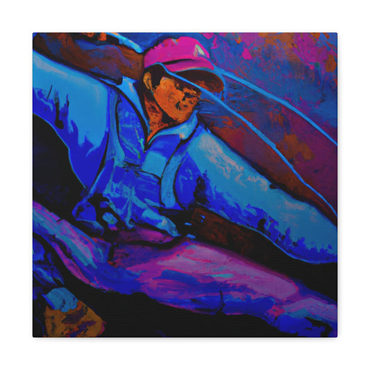 "Fly Fishing Abstraction" - Canvas