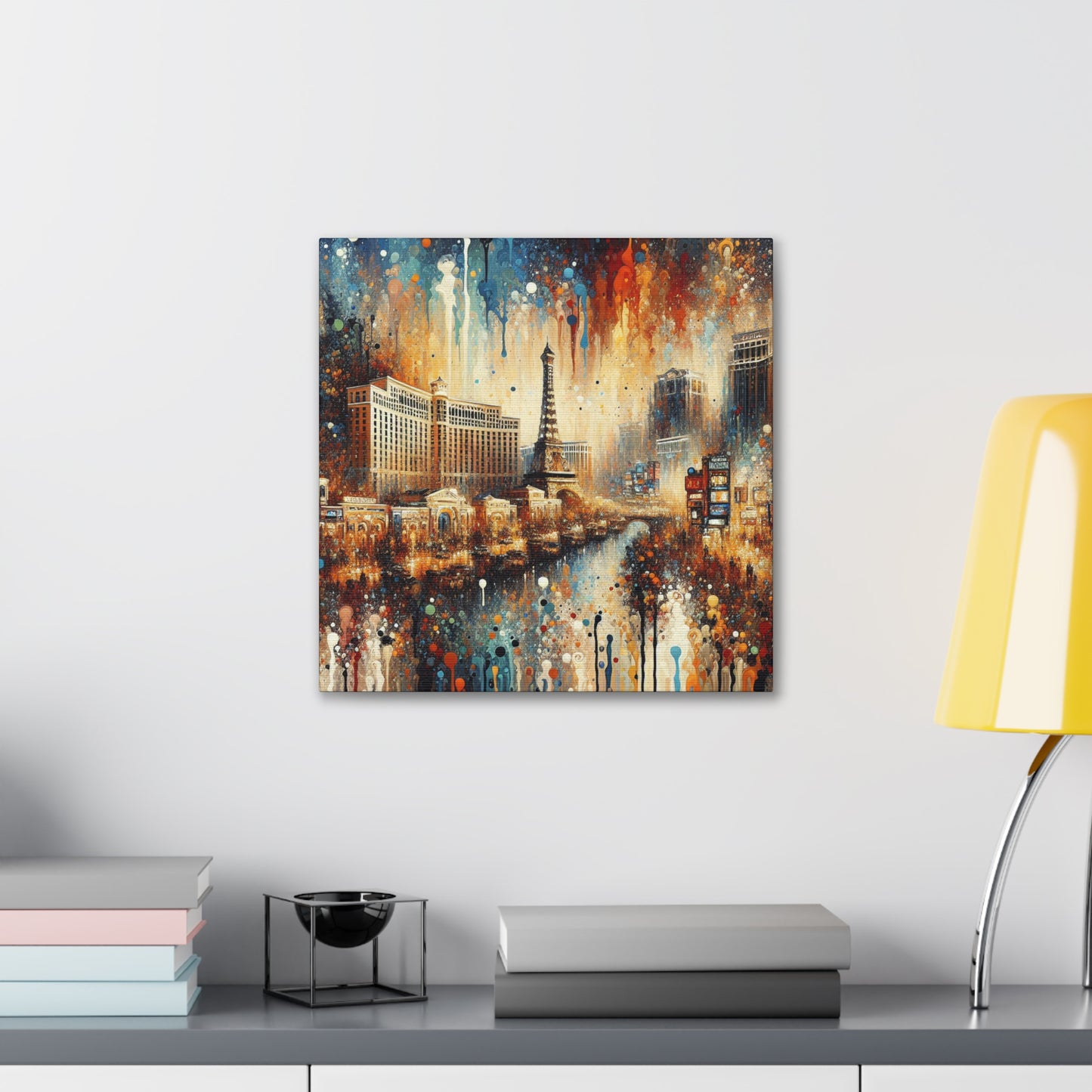 Whimsical Casino Reflections - Canvas