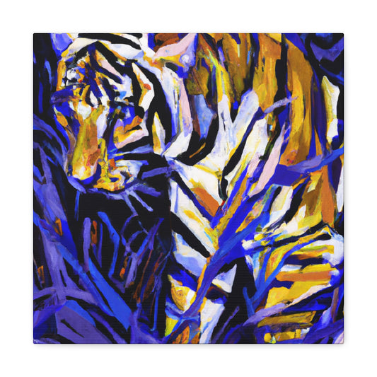 Tiger Unleashed in Art - Canvas