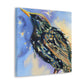 "European Starling Portrait" - Canvas