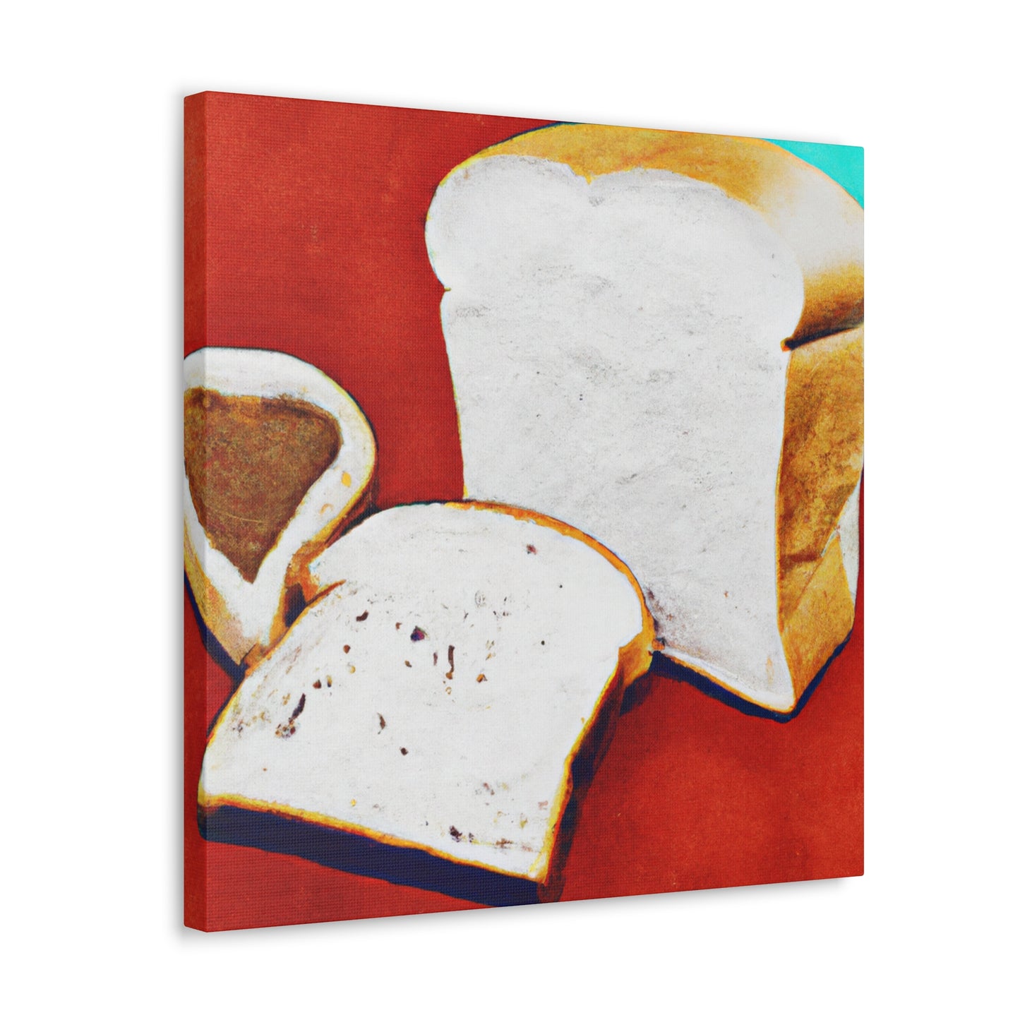 "Bread in Pop Colors" - Canvas