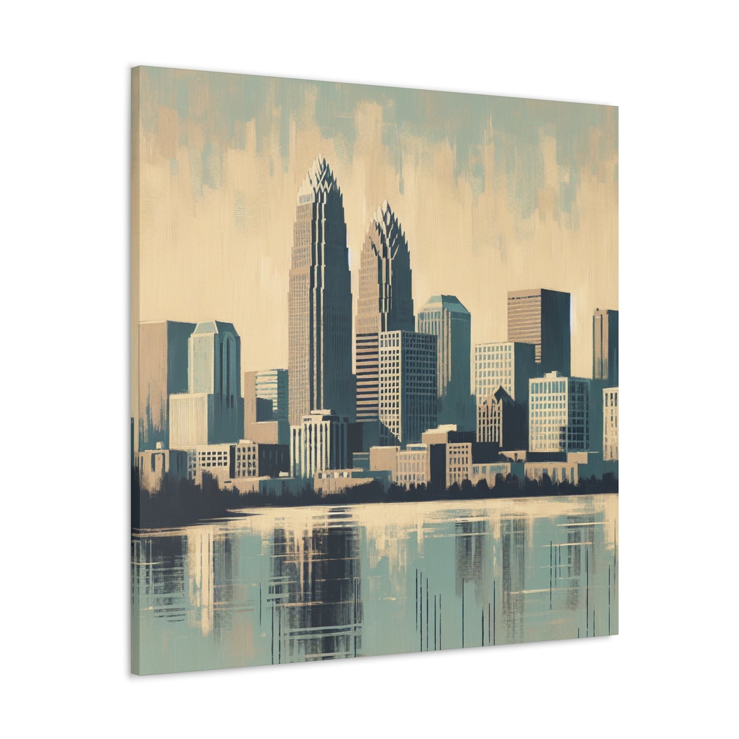 "Southern City Whispers" - Canvas