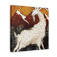 Chamois in Rococo Style - Canvas