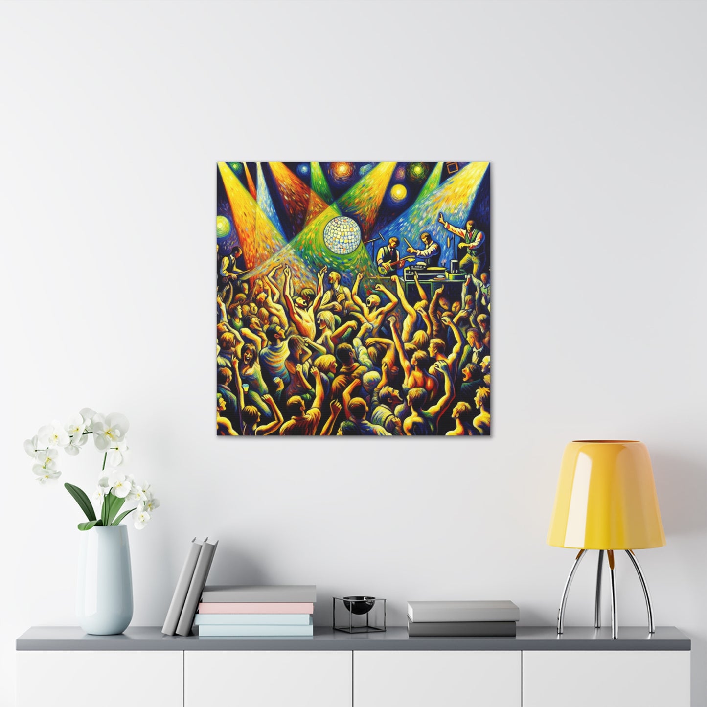 "Rhythmic Burst of Colors" - Canvas