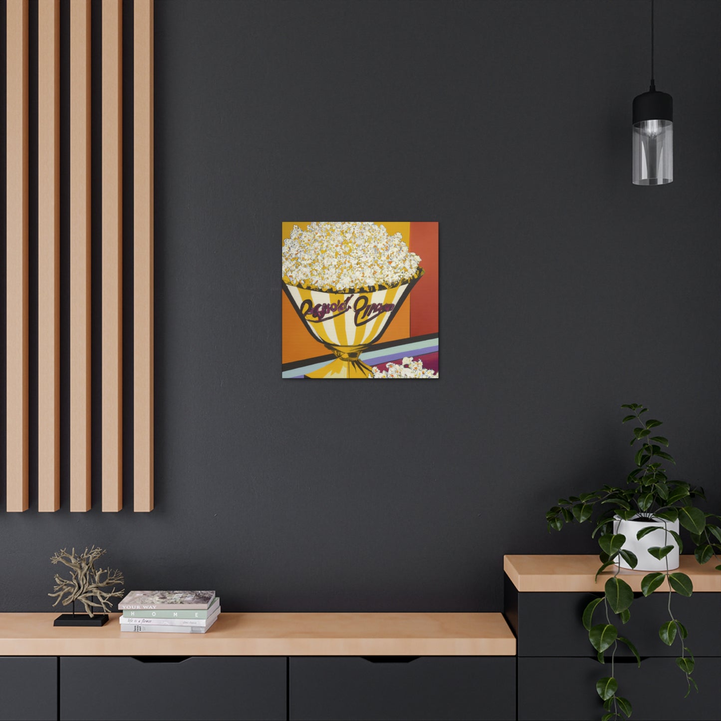 "Popcorn Art Deco Dream" - Canvas