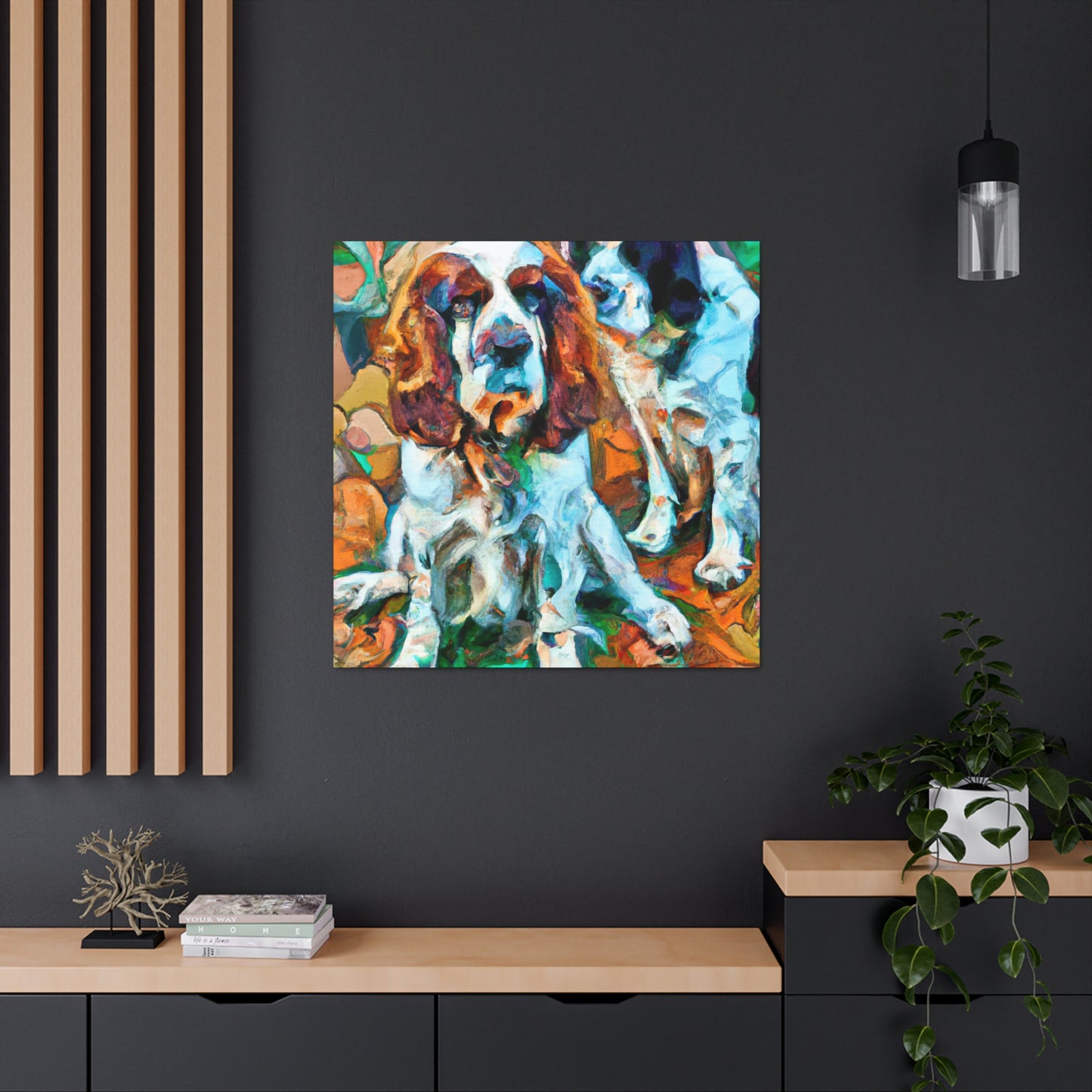 "Springer in the Garden" - Canvas