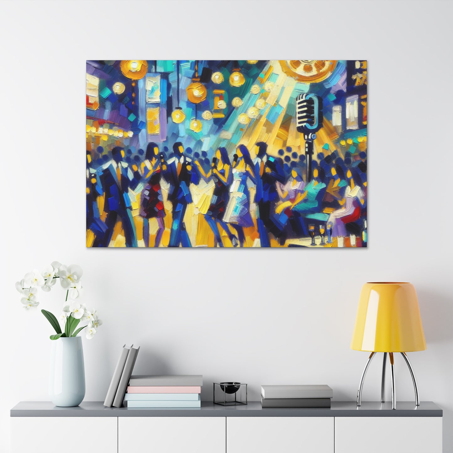 "Melodic Midnight Madness" - Canvas