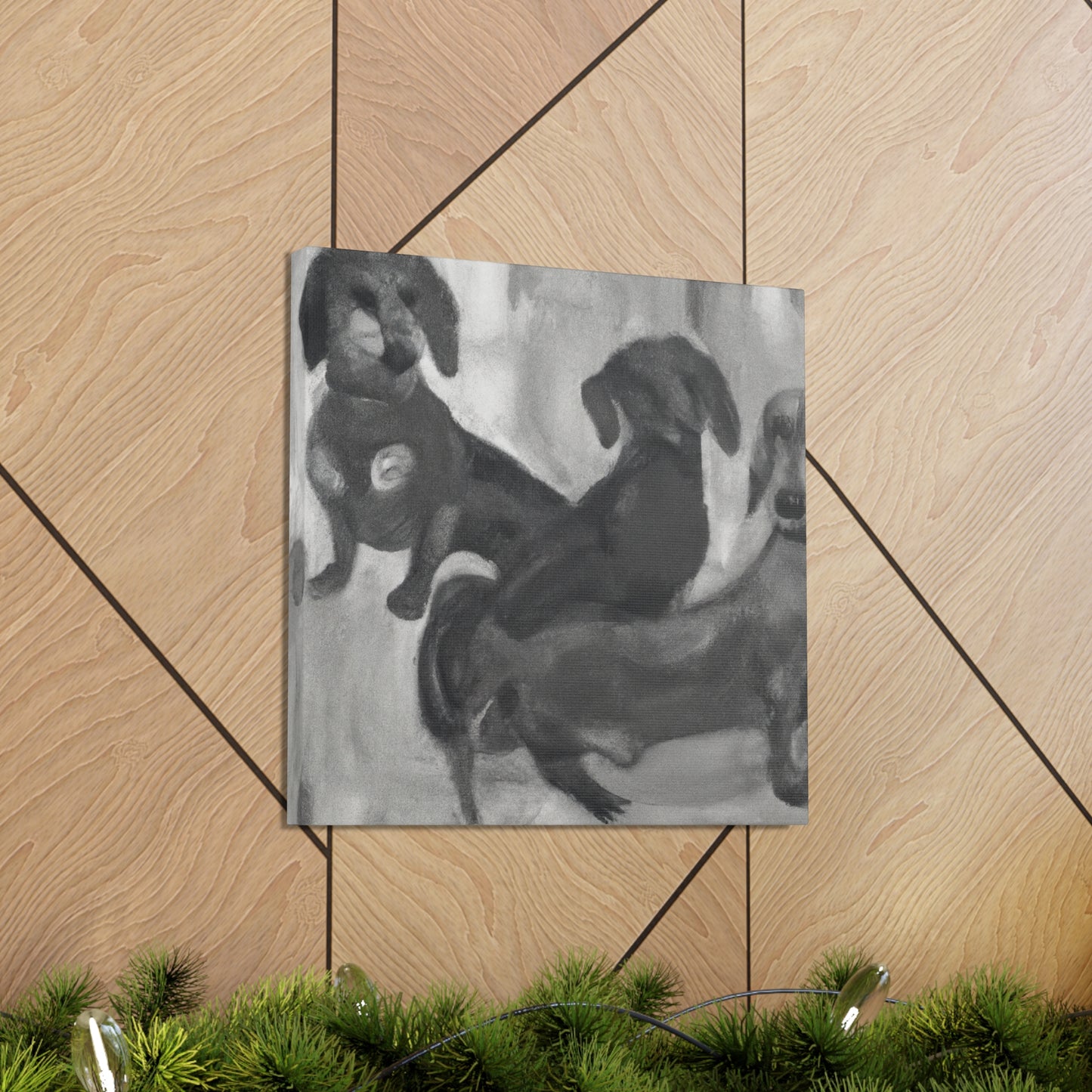 "Dachshund in the Sunlight" - Canvas