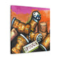 "Corking Steampunk Bruiser" - Canvas