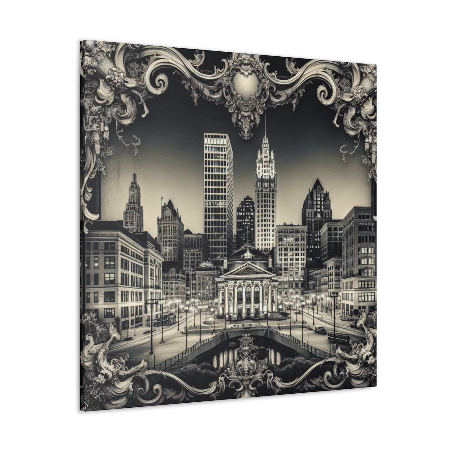 "Enchanting Milwaukee Serenade" - Canvas