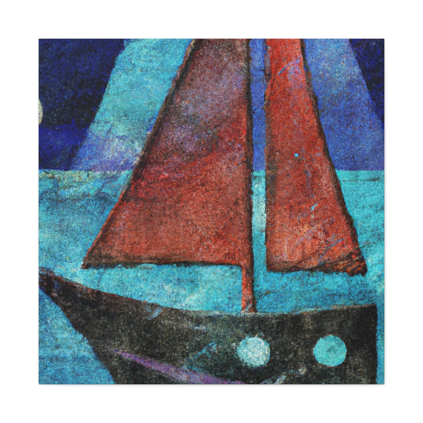 Sailboat at Sunrise - Canvas