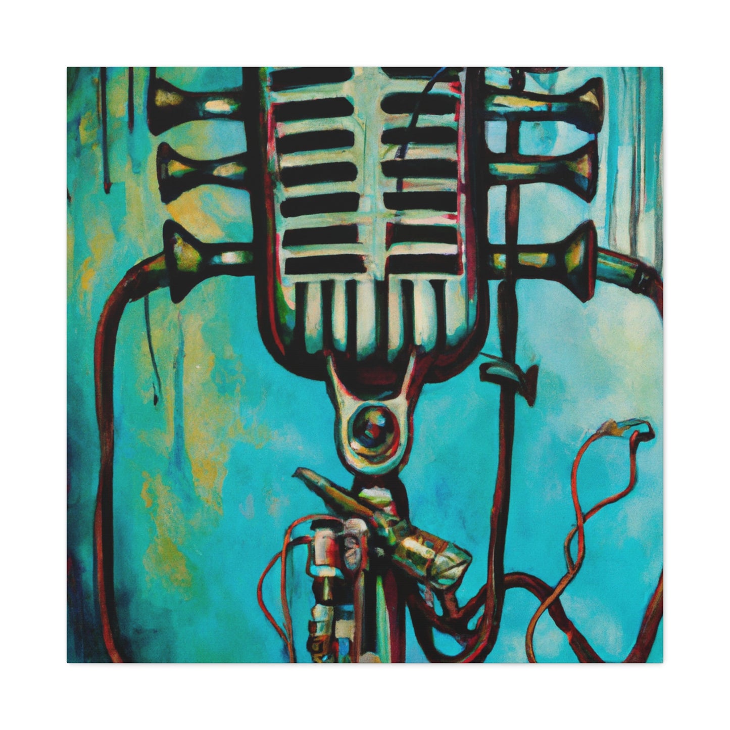 "The Singing Microphone" - Canvas