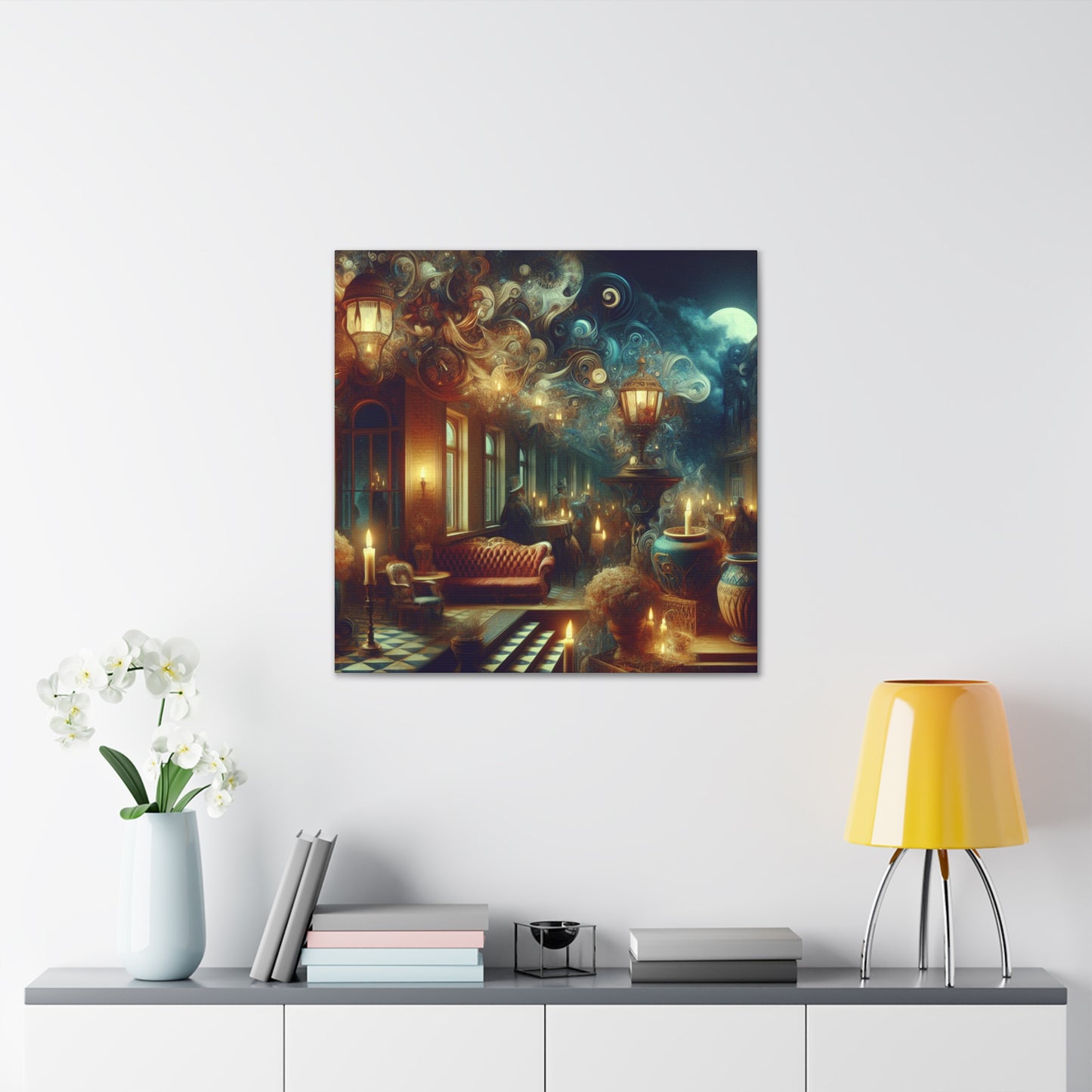 Whimsical Midnight Soiree - Canvas